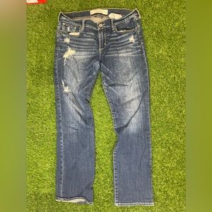 Slight distressed jeans